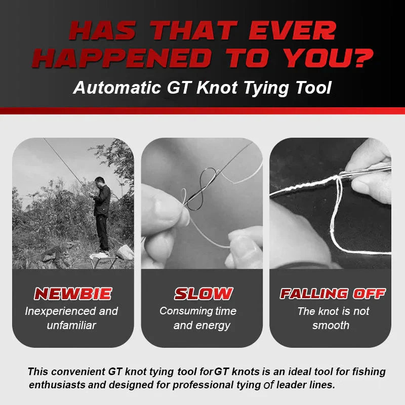 Portable Electric GT Knot Tying Tool– Fishing Line Knotter for Lures