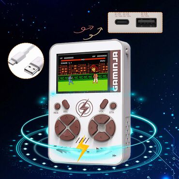🎮 2-in-1 Game Console with Power Bank