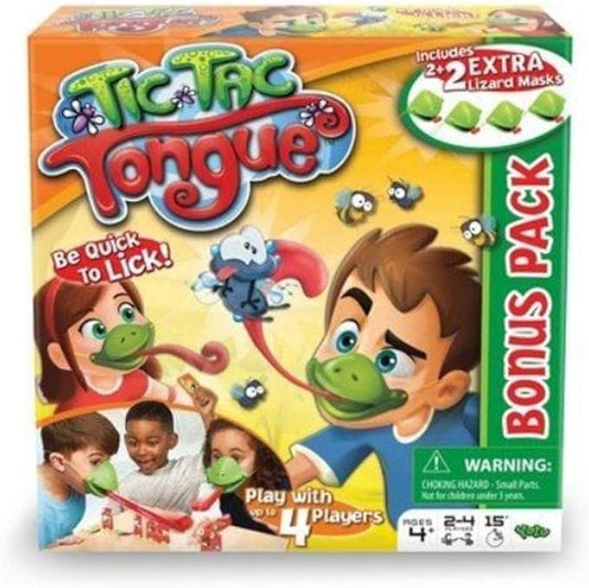 TIC TAC Tongue Game – Fast-Paced Chameleon Bug-Licking Party Game for Kids & Families