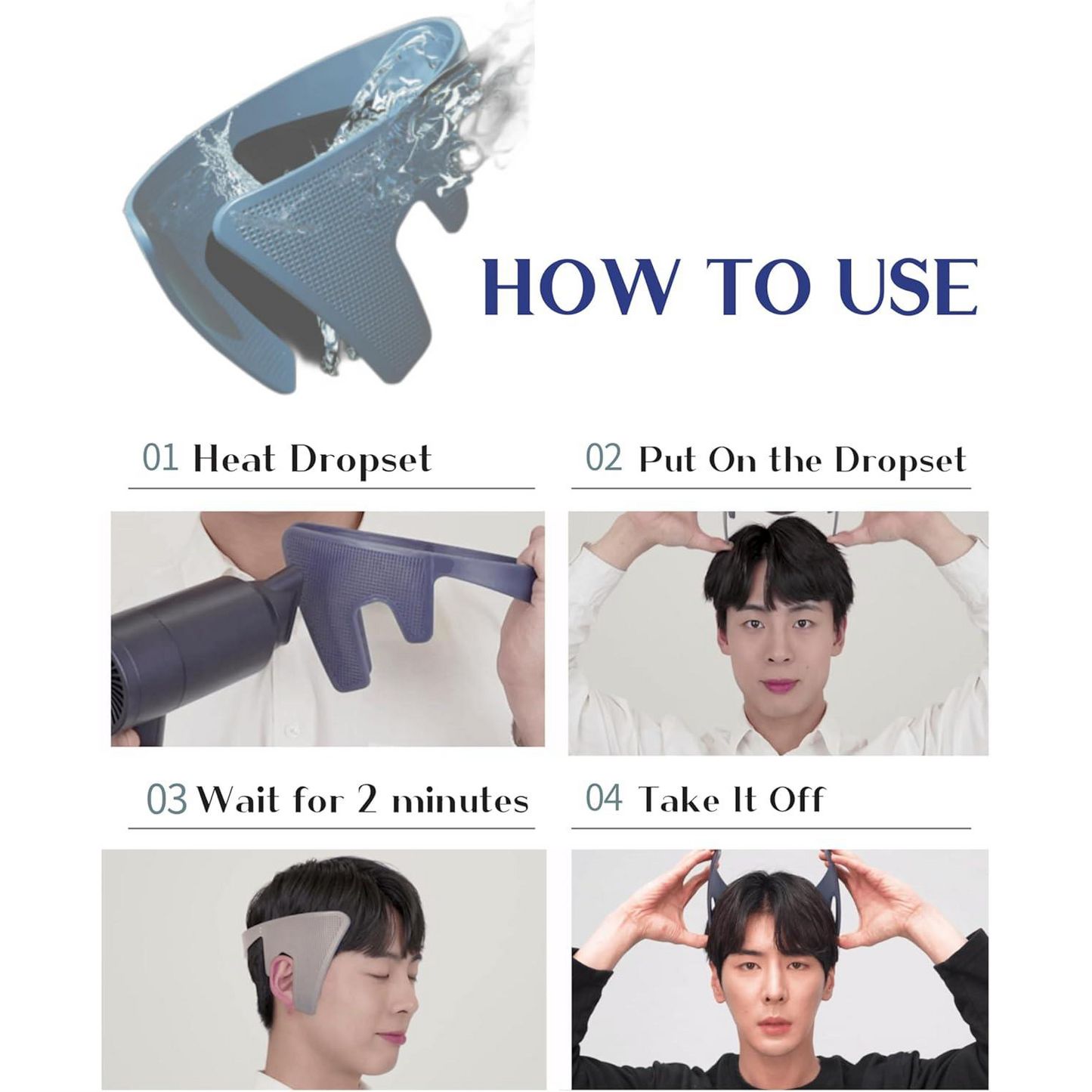 Men’s Hair Styler & Straightener – Compact Side Hair Press Tool